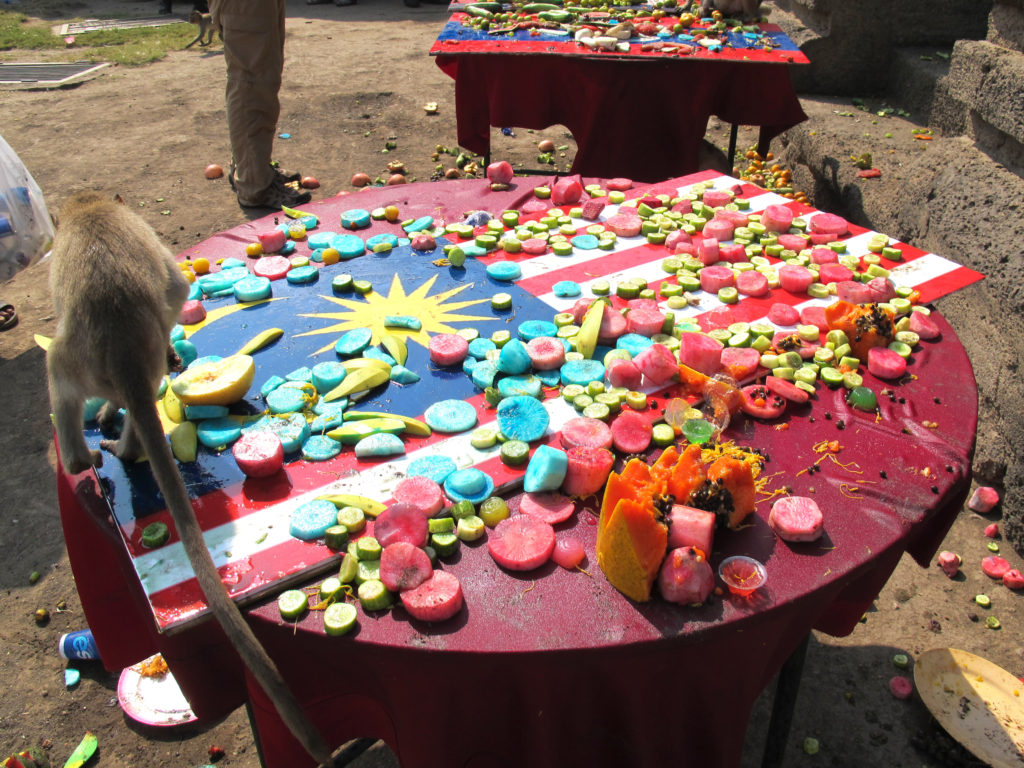 Monkey Buffet Festival in Lopburi, Thailand