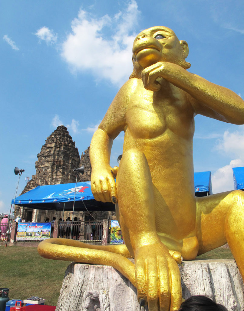 Monkey Buffet Festival in Lopburi, Thailand