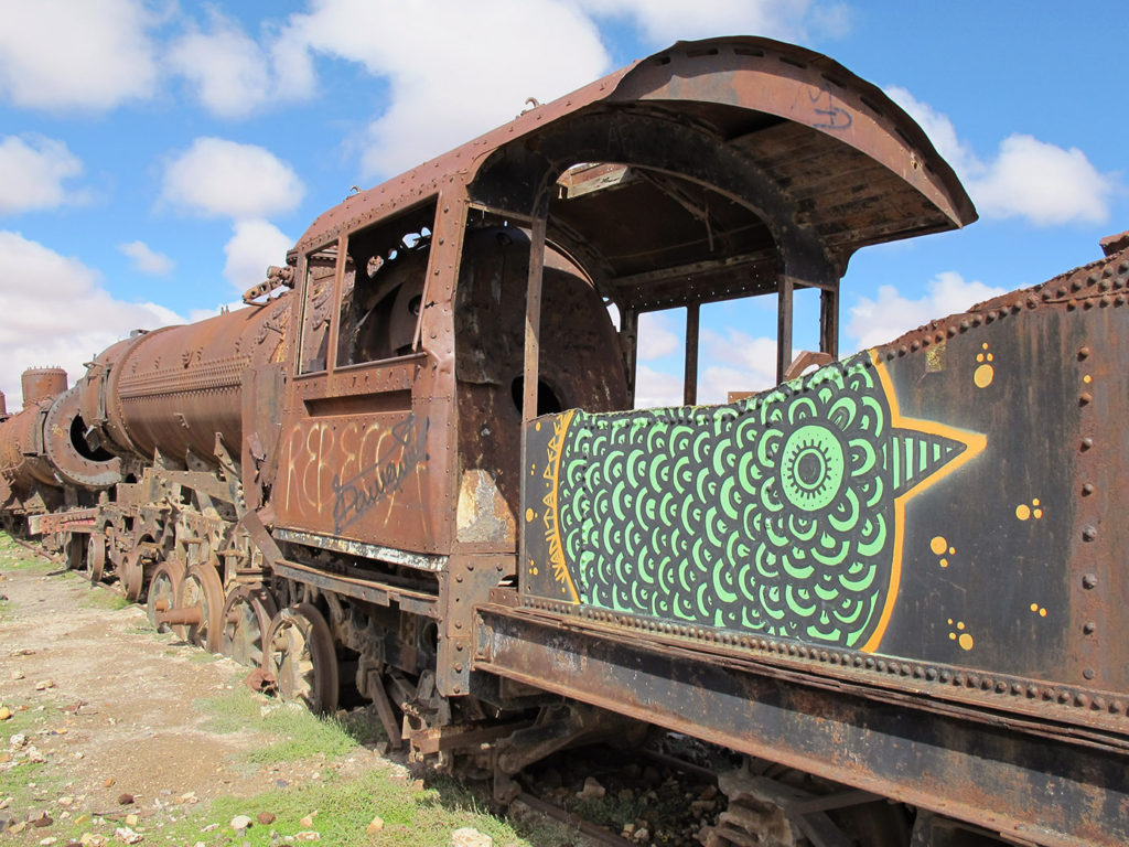 Train Cemetery in Uyuni, Bolivia, Cementerio de Trenes