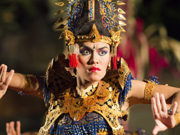 Balinese in Ubud, Indonesia.