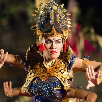 Balinese in Ubud, Indonesia.