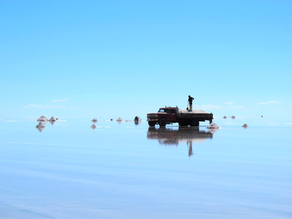 Salar de Uyuni in Bolivia