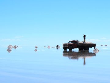 Salar de Uyuni in Bolivia