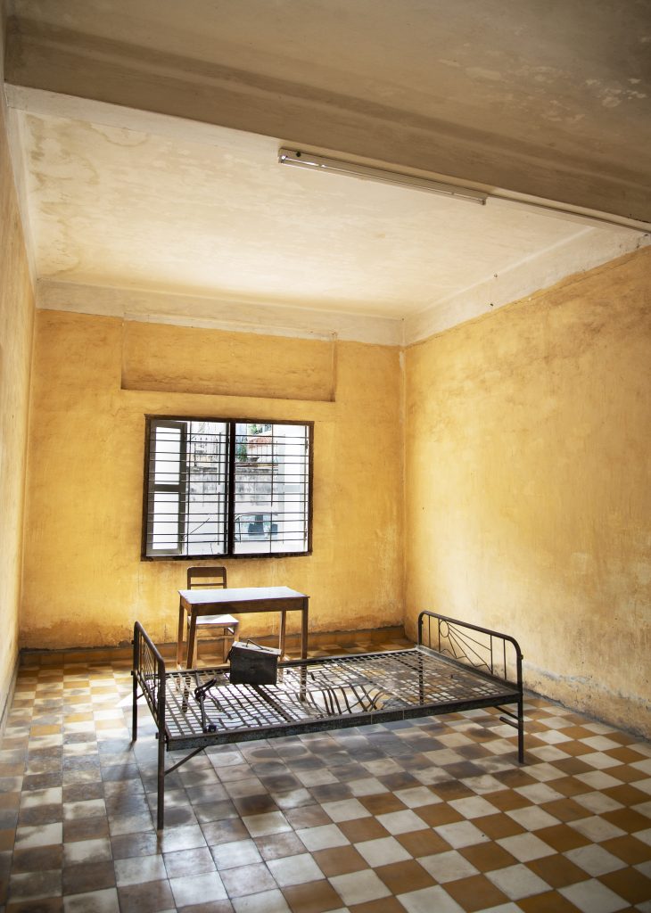 Tuol Sleng Genocide Museum in Phnom Penh, Cambodia.