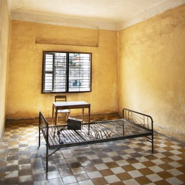 Tuol Sleng Genocide Museum in Phnom Penh, Cambodia.