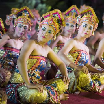 Traditional dance in Ubud, the cultural capital of Bali, Indonesia.