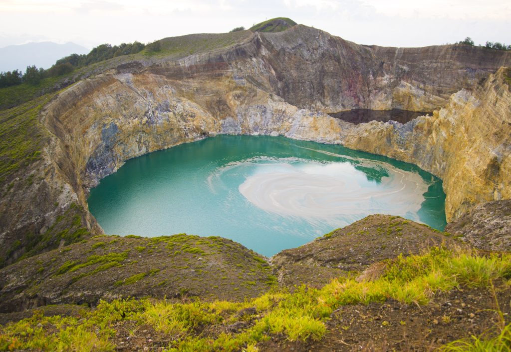 Summit of Kelimutu, Flores, Indonesia