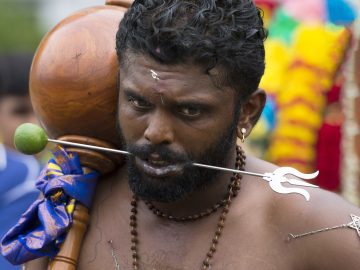 Thaipusam procession in Singapore